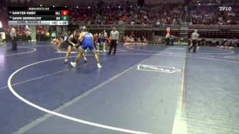 2A-157 lbs Cons. Round 2 - Gavin Gerbracht, Dike-New Hartford vs Sawyer Kirby, Williamsburg