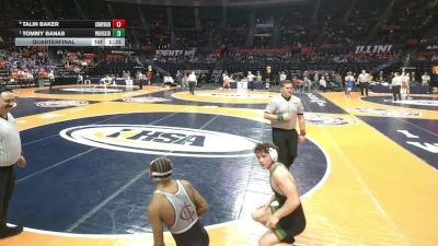 2A 138 lbs Quarterfinal - Tommy Banas, New Lenox (Providence Catholic) vs Talin Baker, Champaign (Central)