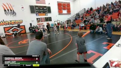 63 lbs Round 4 - Marshall Brown, Greybull Basin Athletic Club vs Kasen Asay, Powell Wrestling Club