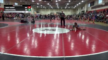 65 lbs Round 5 - Remy Berry, MFL MarMac Youth vs Evelyn Duval, Bison Wrestling Club