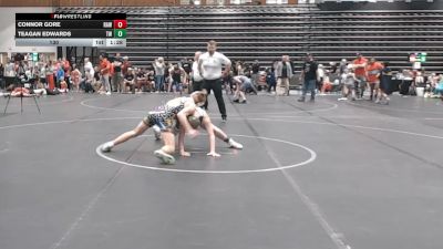 130 lbs Round 3 (8 Team) - Connor Gore, RAW vs Teagan Edwards, Trojan Wrestling
