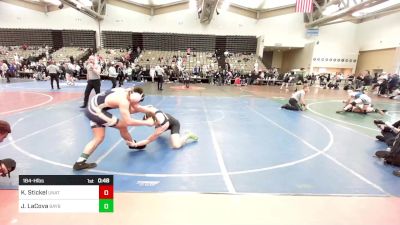 184-H lbs Consi Of 16 #1 - Kyle Stickel, Unattached vs Joseph LaCova, Bayport-Blue Point