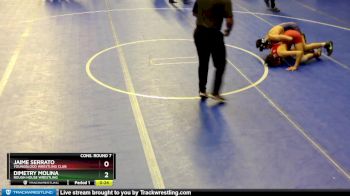 132 lbs Cons. Round 7 - Jaime Serrato, Youngblood Wrestling Club vs Dimetry Molina, Rough House Wrestling
