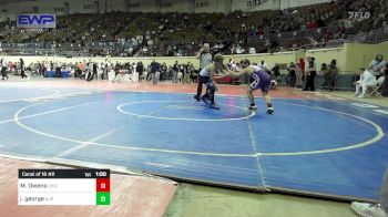 130 lbs Consi Of 16 #2 - Mason Owens, Chickasha Wrestling vs Jett George, Altus JH