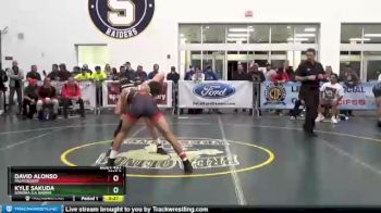 145 lbs Cons. Round 2 - David Alonso, Palm Desert vs Kyle Sakuda, Sonora (La Habra)