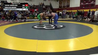 285 lbs Cons. Round 4 - Zayne Candelaria, Sunnyside vs Braylon Wright, Dublin Coffman