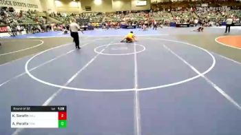 145 lbs Round Of 32 - Keenan Serafin, Dallas Mat Club vs Autrin Peralta, Trinity Wrestling Club