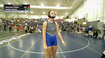 145 lbs Champ. Round 2 - Dagney Nielsen, Taylorsville vs Makaylee Thomas, Cyprus