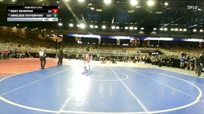 120 lbs Cons. Round 1 - Anneliese Rutherford, Camden County vs Emily McIntosh, St. John Neumann