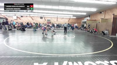 160 lbs Round Of 16 - Theisen Davis-Hollenbeck, Hallstead vs Leonard DeMaria, Stroudsburg