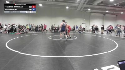 92 lbs Cons. Round 1 - Gabriel Barragan, California vs Masen Bindel, Victory Wrestling