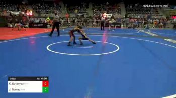 58 lbs Consolation - Koah Gutierrez, New Mexico Wolfpack vs Joshua Gomez, Nwa