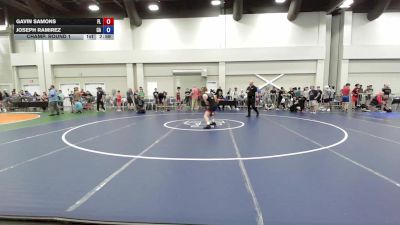 138 lbs Champ. Round 1 - Gavin Samons, FL vs Joseph Ramirez, CA