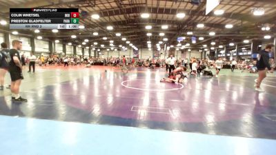 220 lbs Rr Rnd 2 - Colin Whetsel, Indiana Outlaws Black vs Preston Gladfelter, Parabellum Wrestling Academy