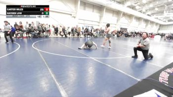 215 lbs Quarterfinal - Carter Miles, Springville vs Hayden Low, Skyview