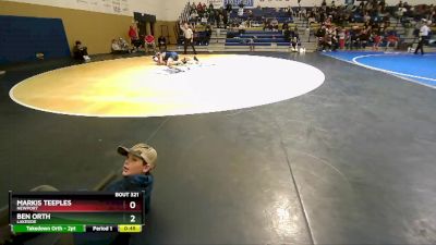 138 lbs Cons. Round 4 - Ben Orth, Lakeside vs Markis Teeples, Newport