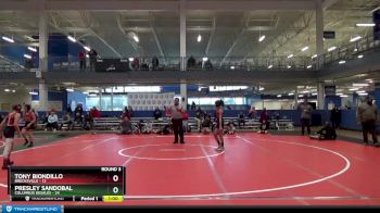 80 lbs Round 3 (8 Team) - Presley Sandobal, Columbus Desales vs Tony Biondillo, Brecksville