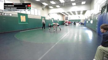 126 lbs Cons. Round 4 - Ethan Vinoray, Patrick Henry vs Tye Johnson, Casteel