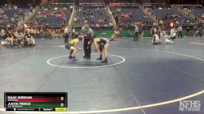 4A 120 lbs Champ. Round 1 - Isaac Sheehan, Ragsdale vs Justin Prince, A.C. Reynolds