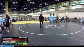 106 lbs Champ Round 1 (16 Team) - Alek Kuchta, SD Red vs Brennan Leonard, Indiana Smackdown Gold