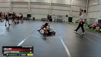 84 lbs Finals (2 Team) - Joe Lubig, Lake WC vs Adrian Heinemann, OMP