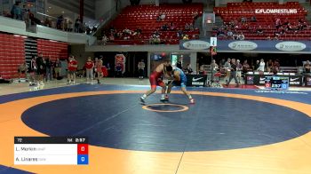 72 lbs Consi Of 4 - Lenny Merkin, Unattached vs Anthonie Linares, New York Athletic Club