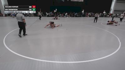 144 lbs Champ. Rd Of 64 - Ian Thompson, California vs Holden Kopari, Dickinson Wrestling Club