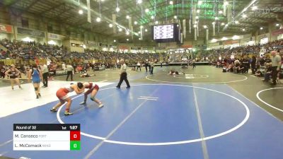 123 lbs Round Of 32 - Melody Canseco, Fort Morgan Wrestling Club vs Laynie McComack, Windsor Middle School