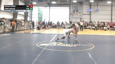 160 lbs Rr Rnd 1 - Devon Weber, Superior Elite - HSB vs Cruz Abalos, Claw & Conquer - HSB