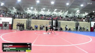 190 lbs Cons. Round 7 - Jensen Bridges, Indian Creek vs Ryan Cheek, Valparaiso