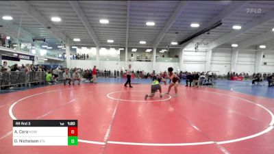 180 lbs Rr Rnd 3 - Alani Cora, None vs Dahnya Nicholson, BTS Providence