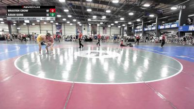 152 lbs Consi Of 32 #2 - Braxten Crow, WY vs Aidan Gore, NC