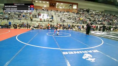 U23 Women - 65 lbs Cons. Round 4 - Skyler Gassel, CA vs Janie Houser, CA
