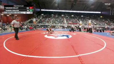 2A-165 lbs 1st Place Match - Samuel Skelton, Thermopolis vs Graison Kelley, Kemmerer