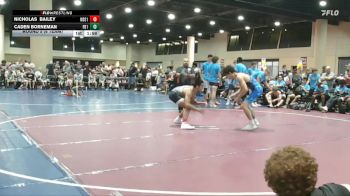 157 lbs Round 5 (6 Team) - Caden Borneman, Funky Boyz vs Nicholas Bailey, North DeSoto Red