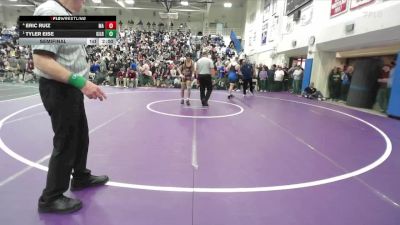 Boys 175 lbs Semifinal - Tyler Eise, Gilroy Boys vs Eric Ruiz, Menlo-Atherton Boys