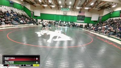 175 lbs Quarterfinal - Taj Prine, Lander Valley vs Rudy Hall, Lovell
