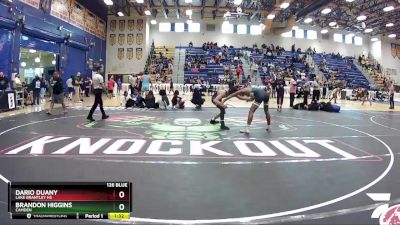 126 Blue Semifinal - Brandon Higgins, Camden vs Dario Duany, Lake Brantley Hs