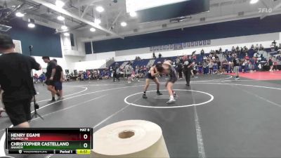 157 lbs Cons. Semi - Henry Egami, Valencia HS vs Christopher Castellanos, Anaheim