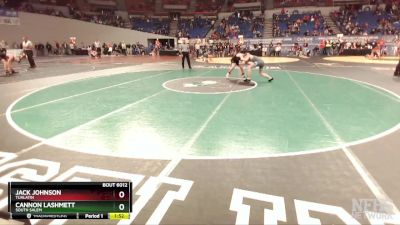 6A-113 lbs Champ. Round 1 - Cannon Lashmett, South Salem vs Jack Johnson, Tualatin