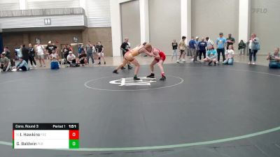 129 lbs Cons. Round 3 - Ian Hawkins, Fremont vs Glen Baldwin, Peru