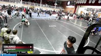 120 lbs Cons. Round 2 - Spencer Duty, Selkirk vs Coen Roberts, Lewiston High School