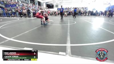 120 lbs Quarterfinal - Max Lawson, Jayhawk Wrestling Club vs Cayson Vobian, Janesville Youth Wrestling Club Inc.