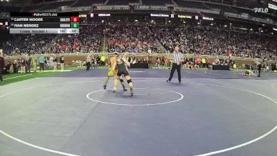 D2-138 lbs Cons. Round 1 - Ivan Mendez, Redford Union HS vs Carter Moore, Charlotte HS