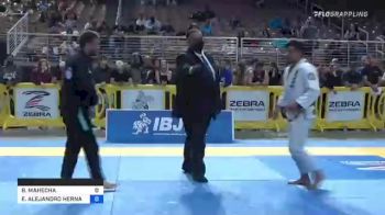 BRIAN MAHECHA vs EMILIO ALEJANDRO HERNANDEZ RODRI 2021 Pan Jiu-Jitsu IBJJF Championship