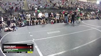 95 lbs Semis & 1st Wrestleback (8 Team) - Xzander Donner, Kansas Rattlers vs Kayson Grant, Wyoming Twisters