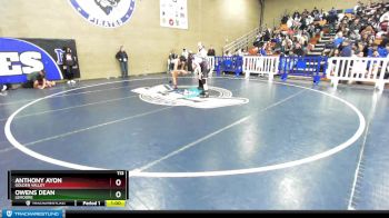 113 lbs Cons. Round 4 - Owens Dean, Lemoore vs Anthony Ayon, Golden Valley