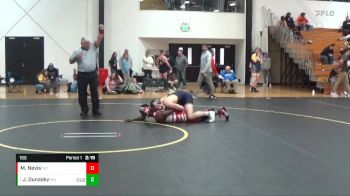 165 lbs Cons. Round 2 - Jeff Dunasky, Marian University (IN) vs Mawuli Nevis, Wabash