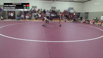 94-100A 1st Place Match - Ayven Shebetka, Mount Vernon Girls vs Melissa Myers, Independence Girls