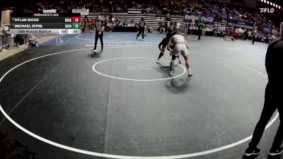 D 2 144 lbs 3rd Place Match - Dylan Ricks, Brusly vs Michael Istre, Sam Houston